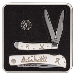remington-mule-deer-tin-collector-two-folding-knife-2-3-4-3-1-2-stainless-steel-gift-tin-15685||