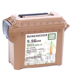 winchester-5-56mm-m855-nato-ammo-62-grain-green-tip-fmj-300-rounds-can-wm855300c||