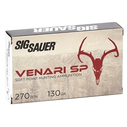 sig-sauer-venari-270-winchester-ammo-130-grain-soft-point-v270sp130-20||