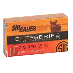 sig-sauer-elite-varmint-predator-223-remington-ammo-55-grain-extreme-expansion-e223v220||