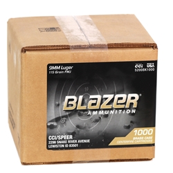 cci-blazer-brass-9mm-luger-ammo-115-grain-fmj-1000-rounds-loose-pack-5200bk1000||