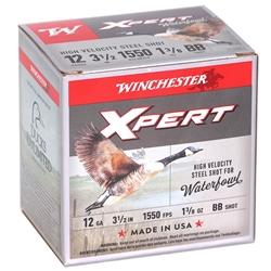 Winchester Xpert High Velocity Ammo 12 Ga 3-1/2 1-1/4oz BB Non