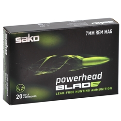 sako-powerhead-blade-7mm-remington-magnum-ammo-140-grain-lead-free-jas-phb7mmrm-140b||