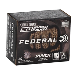 federal-punch-30-super-carry-ammo-103-grain-hollow-point-pd30p1||
