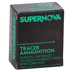 supernova-45-acp-auto-green-tracer-ammo-225-grain-fmj-pmsn45acg||