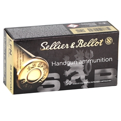 Sellier & Bellot AmmoSellier & Bellot 38 Special Ammo 158 Grain Lead Flat Nose