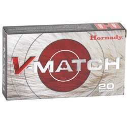 hornady-v-match-6mm-creedmoor-ammo-80-grain-eld-vt-81397||