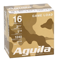 aguila-game-load-16-gauge-ammo-2-3-4-1-1-8-oz-7-5-lead-shot-1chb1607||