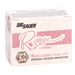 sigsauer-rose-v-crown-9mm-luger-ammo-115-grain-jhp-e9mma1rose20||