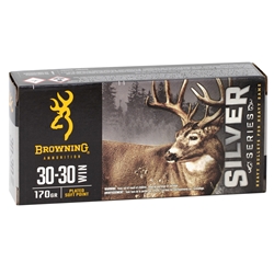 Browning Silver Series 30-30 Winchester Ammo 170 Grain Jacketed Soft Point