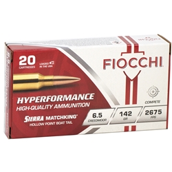 fiocchi-hyperformance-6-5-creedmoor-ammo-142-grain-sierra-matchking-bthp-65cmmkc||