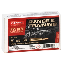 norma-range-training-223-remington-ammo-62-grain-fmj-701205994||