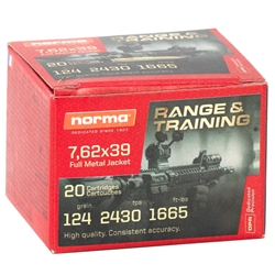 norma-tactical-7-62-39mm-ammo-124-grain-fmj-295540020||