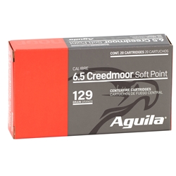 aguila-interlock-6-5-creedmoor-ammo-129-grain-soft-point-boat-tail-81489ag||