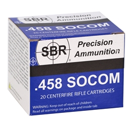 sbr-458-socom-subsonic-ammo-325-grain-hornady-ftx-sl45855||