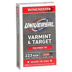 winchester-universal-223-remington-ammo-55-grain-polymer-tip-u223pt55||