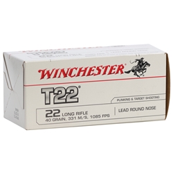 winchester-t22-22-long-rifle-ammunition-40-grain-lead-round-nose-wt22lre||