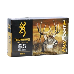 browning-max-point-6-5-creedmoor-ammunition-140-grain-ballistic-tip-b192100652||