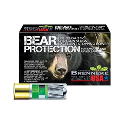 brenneke-usa-bear-protection-12-gauge-ammunition-2-3-4-1-1-4-oz-shotgun-slugs-sl-122bp||