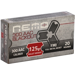 nemo-arms-300-aac-blackout-ammunition-125-grain-full-metal-jacket-na-rt-300blk-125fmj-ppu||