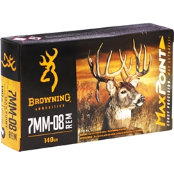 browning-max-point-7mm-08-remington-ammunition-140-grain-polymer-tip-b192107082||