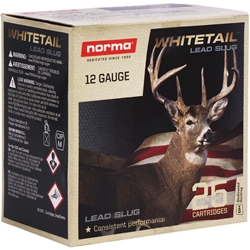 norma-whitetail-12-gauge-ammunition-2-34-1-oz-lead-slug-1198043410||