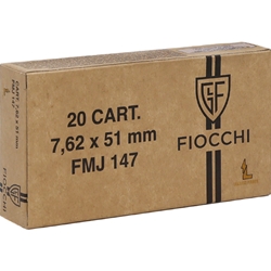 fiochi-range-dynamics-762-x-51-mm-ammunition-147-grain-full-metal-jacket-762x51||