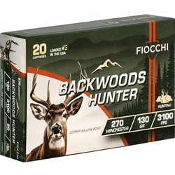 fiocchi-backwoods-hunter-270-winchester-ammunition-130-grain-copper-hollow-point-270bhc||