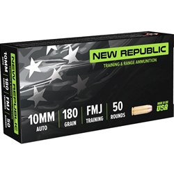 new-republic-training-range-10-mm-ammunition-180-grain-full-metal-jacket||