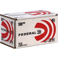 federal-9mm-luger-ammunition-115-grain-full-metal-jacket-c9115a250||
