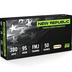 new-republic-training-and-range-380-acp-ammo-95-grain-fmj-rtr380br||