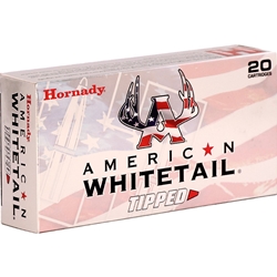 hornady-american-whitetail-65-prc-ammo-129-grain-sst-81624||