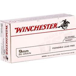 winchester-9mm-ammo-90-grain-frangible-lead-free-flat-tip-usa9f||