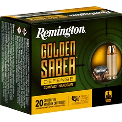 remington-golden-saber-45-auto-ammo-230-grain-brass-jacketed-hollow-point-27619||
