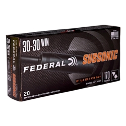 federal-subsonic-30-30-win-ammo-170-grain-bonded-soft-point-f3030fs2sub||