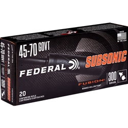 federal-subsonic-45-70-govt-ammo-300-grain-bonded-soft-point-f4570fs1sub||