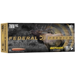 Federal Premium Big Game 7mm PRC Ammo 195 Grain Open Tip Match - P7PRCEH1