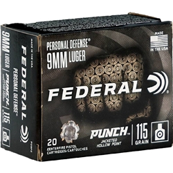 federal-personal-defense-punch-9mm-luger-ammo-115-grain-jhp-pd9p2||