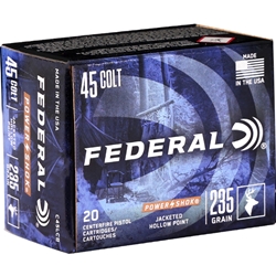 Federal Power-Shok 45 Colt Ammo 235 Grain Jacketed Hollow Point - C45LCB