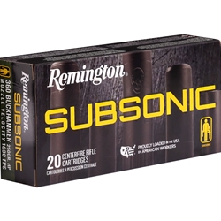remington-subsonic-360-buckhammer-ammo-250-grain-bonded-hollow-point-27745||