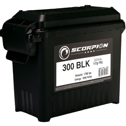 scorpion-300-blackout-ammo-147-grain-full-metal-jacket-value-pack-300b147fmj-s200||