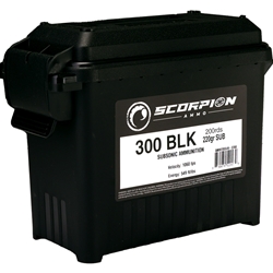 scorpion-300-blackout-ammo-220-grain-full-metal-jacket-subsonic-value-pack-300b220sub-s200||