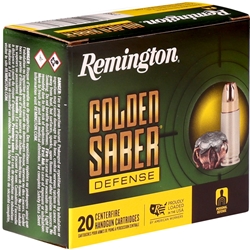 remington-golden-saber-9mm-ammo-124-grain-brass-jacketed-hollow-point-27603||