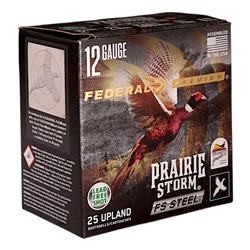 Federal Prairie Storm 12 Gauge Ammo 2 3/4" 1 1/8 oz #4 Steel Shot - PFSX147FS 4