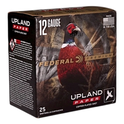 Federal Upland Paper 12 Gauge Ammo 2 3/4" 1 1/4 oz #4 Copper-Plated Shot - PUP154 4
