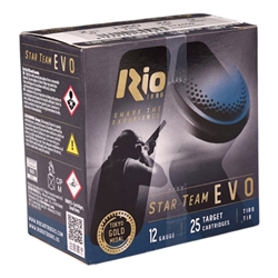 Rio Star Team Evo 12 Gauge Ammo 2 3/4" 24 Grain #9 Lead Shot - ST24G9
