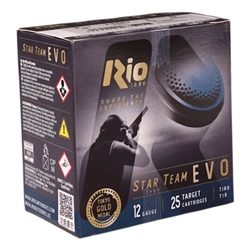 Rio Star Team Evo 12 Gauge Ammo 2 3/4" 1 oz #8 Lead Shot - ST288