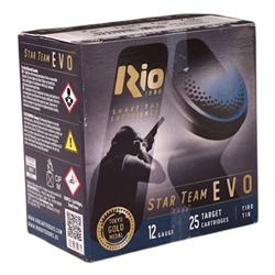Rio Star Team EVO 12 Gauge Ammo 2 3/4" 1 1/8 oz #7 1/2 Lead Shot - ST32LR75