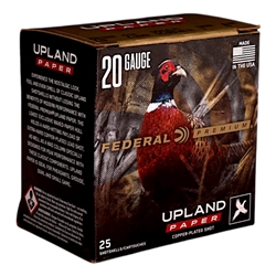 Federal Upland Paper 20 Gauge Ammo 2 3/4" 1 oz #4 Lead Shot - PUP204 4