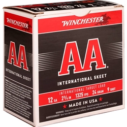 Winchester AA 12 Gauge Ammo 2 3/4" 7/8 oz #9 Lead Shot - AANL129